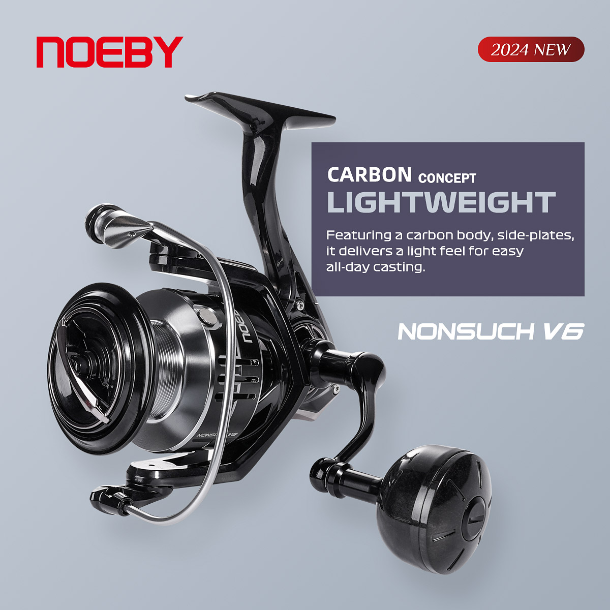 Noeby Carbon Spinning Fishing  - Daiwa Reel Fuego recension och pris