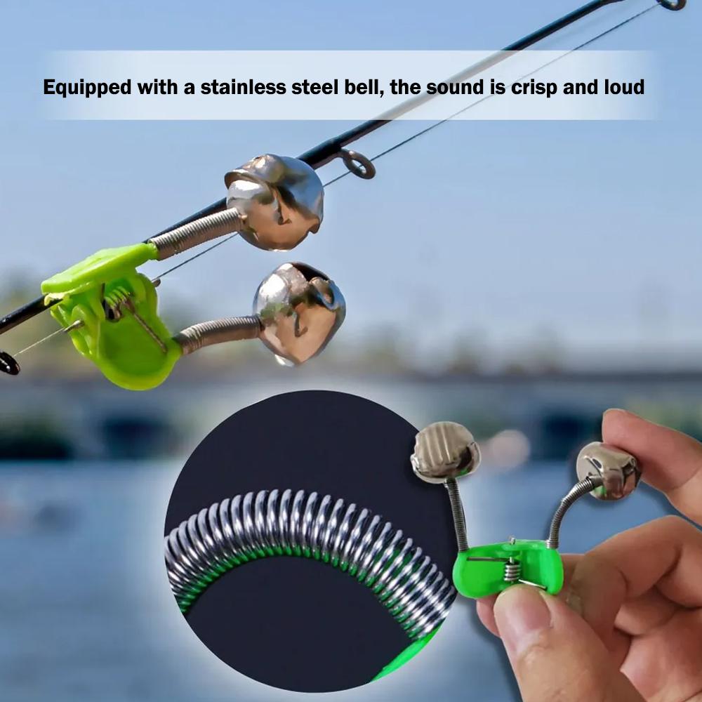 10Pcs Fishing Alarm Bells Clip - Fishing Kayak Rod Holder recension och pris